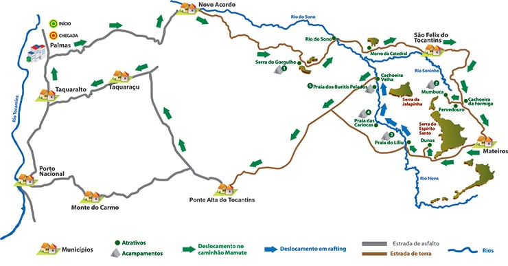 Mapa Jalapo
